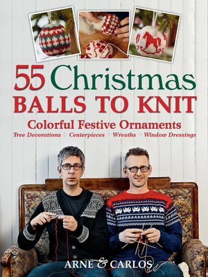 cover image of 55 Christmas Balls to Knit